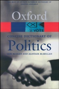 تصویر  فرهنگ علوم سياسي آكسفورد انگليسي (The Oxford Dictionary Of Politics)
