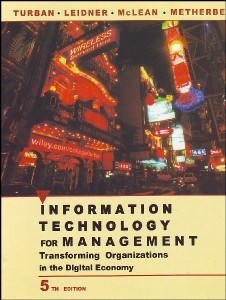 تصویر  فن‌آوري اطلاعات براي مديريت (انگليسي)