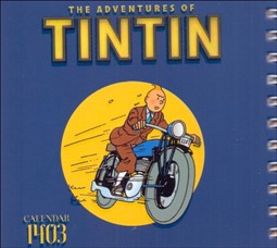 تصویر  تقويم  روميزي تن تن 1404 (سيمي)