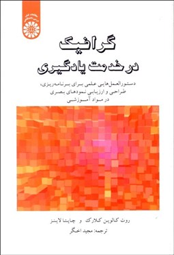 تصویر  گرافيك در خدمت يادگيري (دستورالعمل‌هايي علمي براي برنامه‌ريزي طراحي و ارزيابي نمودهاي بصري در مواد آموزشي)  1862