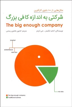 تصویر  شركتي به اندازه كافي بزرگ (چگونه زنان مي‌توانند كسب‌وكارهاي عالي خلق كنند و زندگي شادتري داشته باشند)