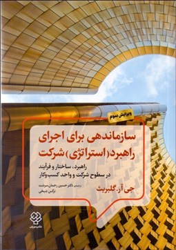 تصویر  سازماندهي براي اجراي راهبرد ( استراتژي ) شركت