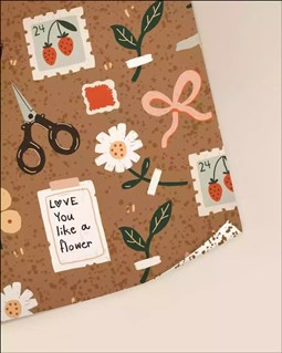 تصویر  كاغذ كادو لينن 1314